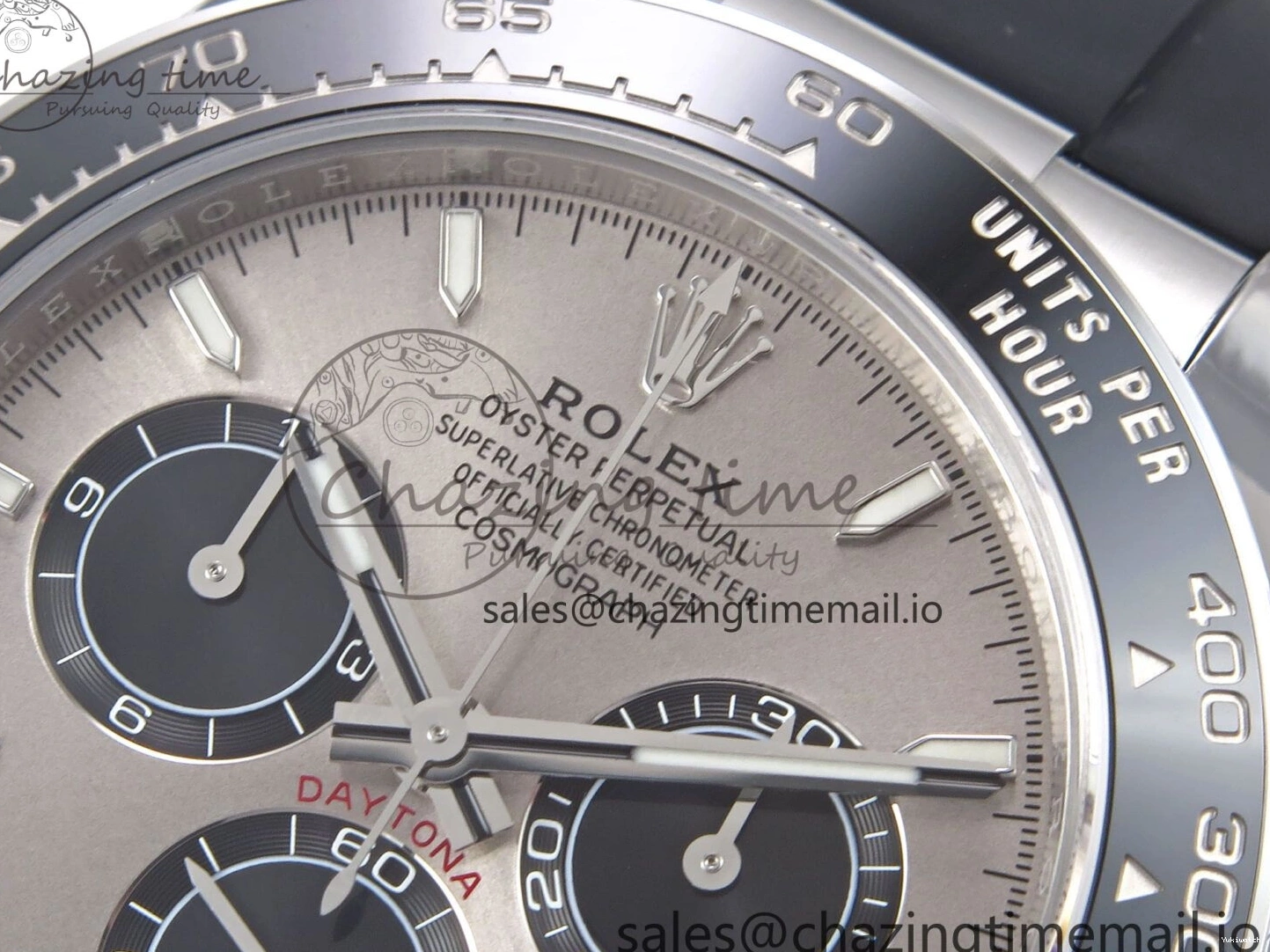 Strap on DD4802 126519 Gray Edition Best 1:1 Daytona Oysterflex SBF Dial 0412